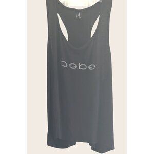 Bebe Logo Women’s Summer Tank Top Black Size 3X